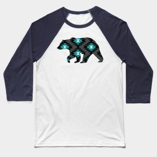 Bear Pattern - 3 Baseball T-Shirt